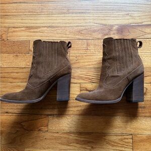 Dolce Vita Chocolate Ankle Booties